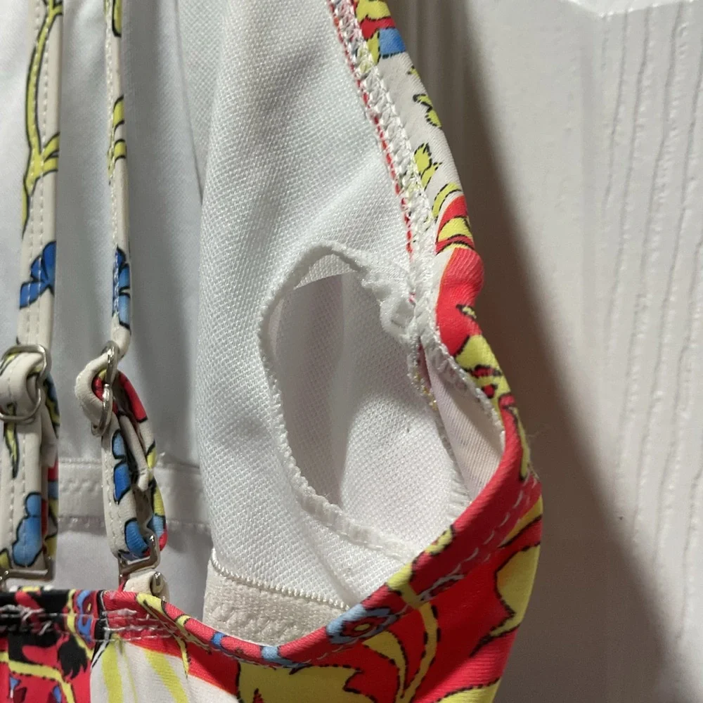 2 piece Swim suit bathing suit dress with matching panties M